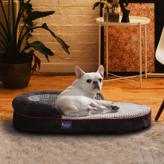 Laifug Oval Dog Bed-2