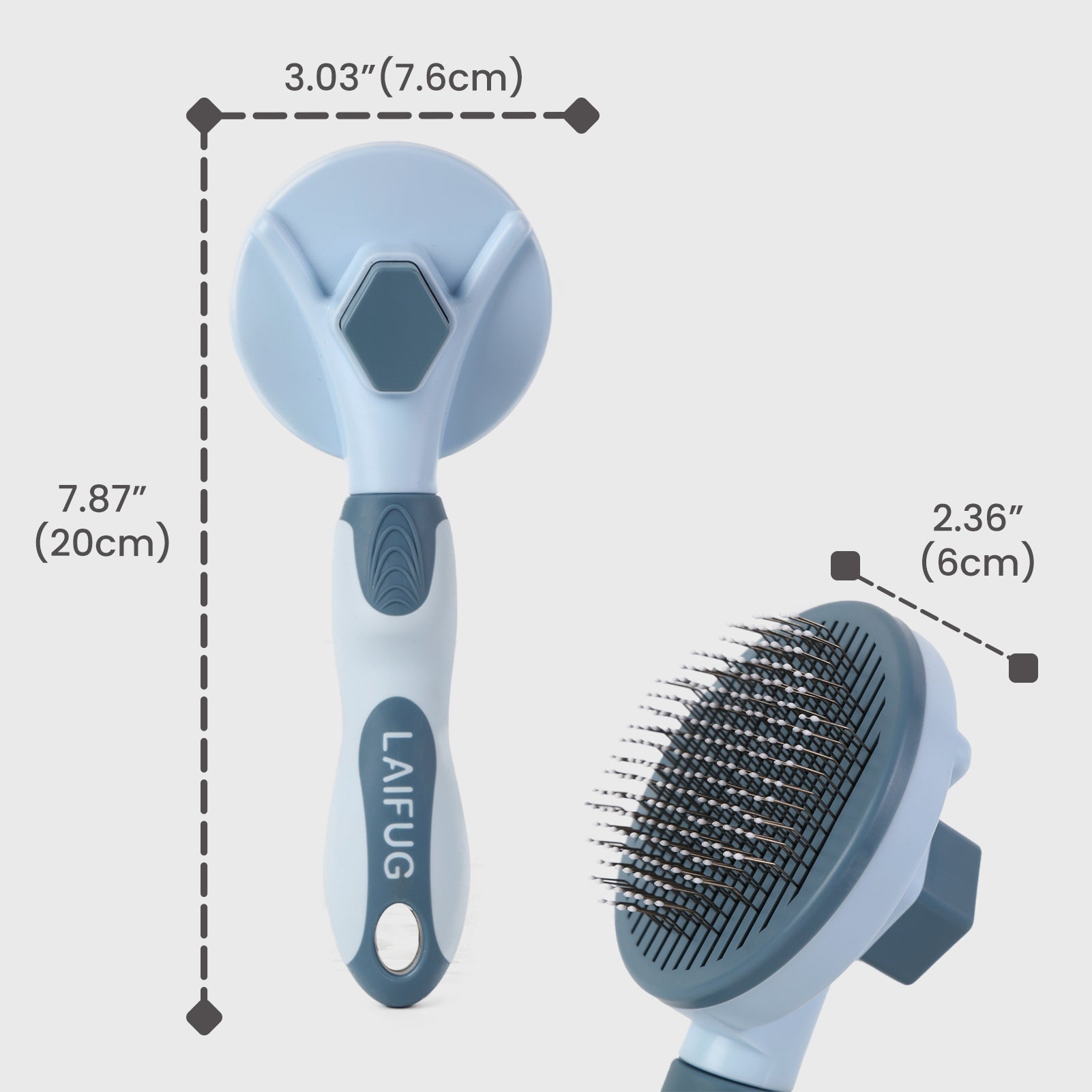 Laifug Dog Grooming Needle Comb, Grooming Hair Removal Brush-3