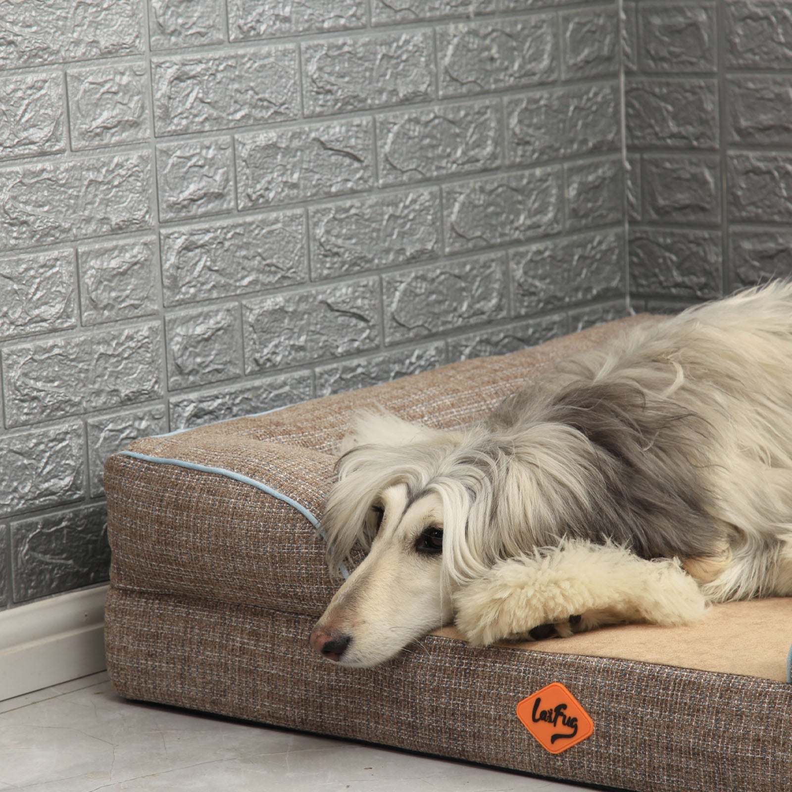 Laifug Large Orthopedic Premium Memory Foam Dog Sofa-23