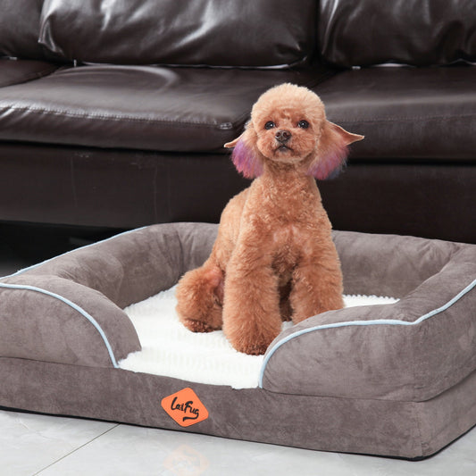 Laifug Large Orthopedic Premium Memory Foam Dog Sofa-10