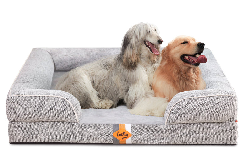 Laifug Large Orthopedic Premium Memory Foam Dog Sofa-0