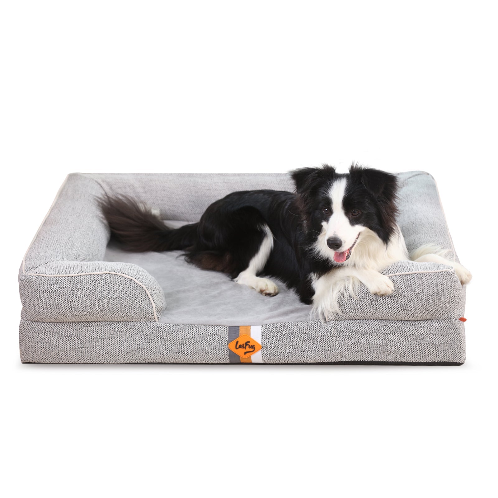 Laifug Large Orthopedic Premium Memory Foam Dog Sofa-29