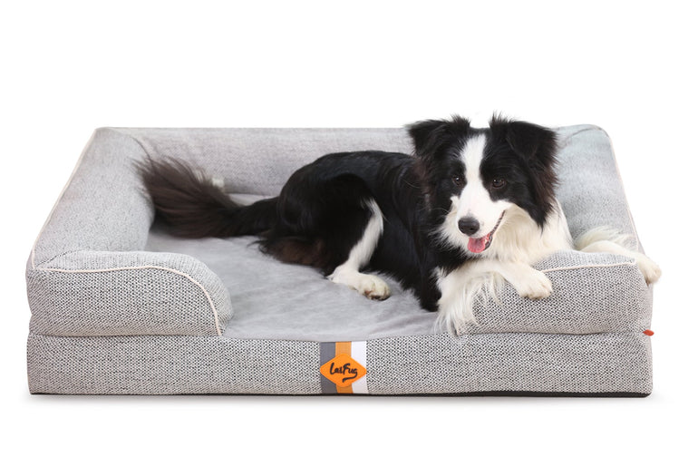 Laifug Large Orthopedic Premium Memory Foam Dog Sofa-29