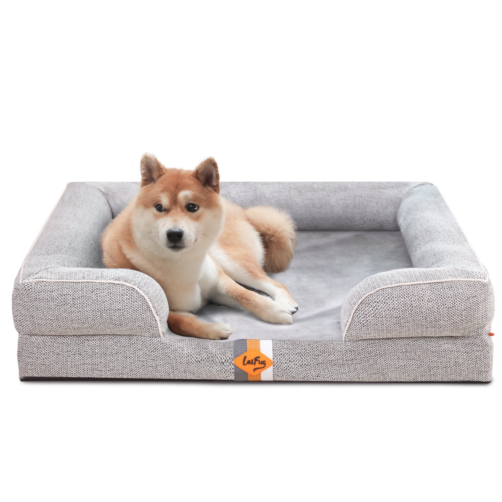 Laifug Large Orthopedic Premium Memory Foam Dog Sofa-28