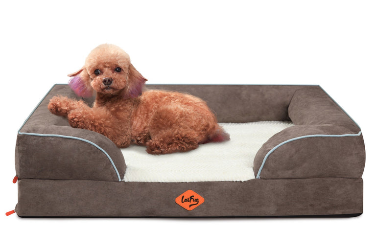 Laifug Large Orthopedic Premium Memory Foam Dog Sofa-1