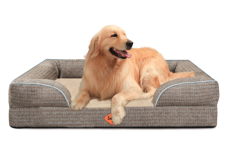 Laifug Large Orthopedic Premium Memory Foam Dog Sofa-17