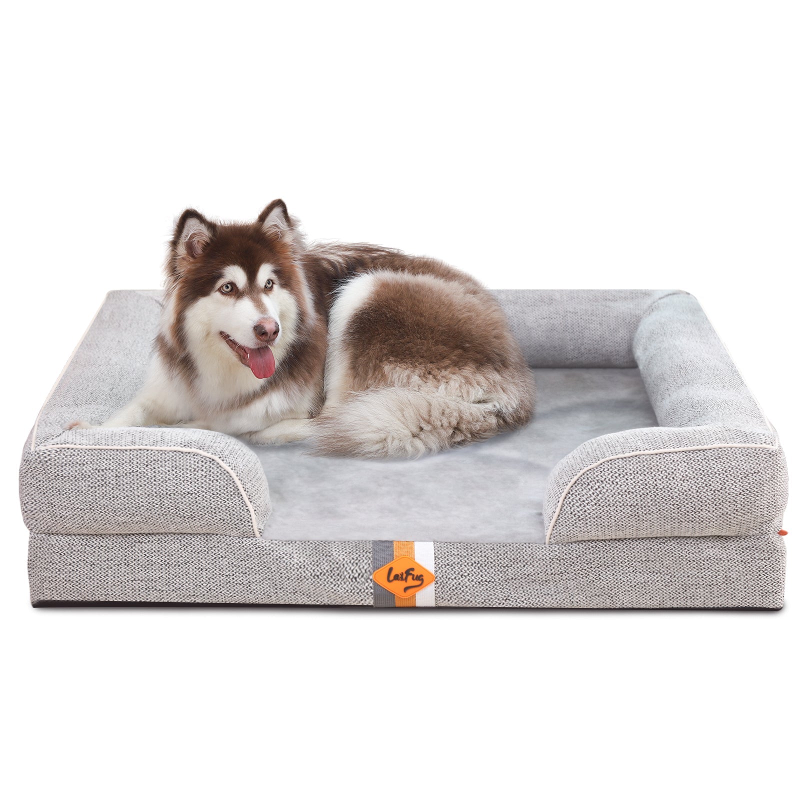 Laifug Large Orthopedic Premium Memory Foam Dog Sofa-30