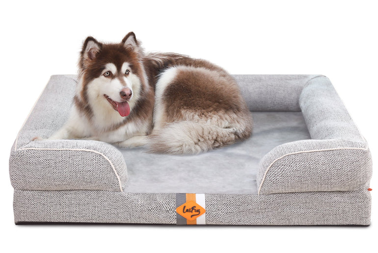 Laifug Large Orthopedic Premium Memory Foam Dog Sofa-30